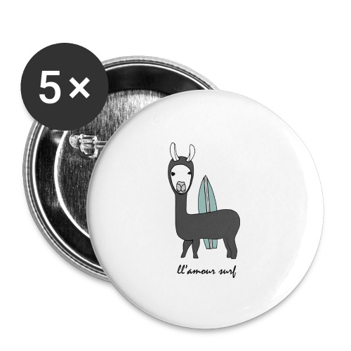 llamour surf. - Buttons large 2.2'' (5-pack)