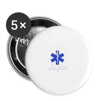 I Fix Stupid - Buttons large 2.2'' (5-pack) - white