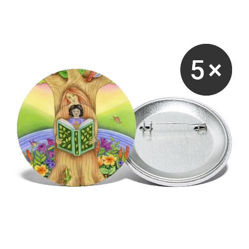 Tree Spirit - Buttons large 2.2'' (5-pack)