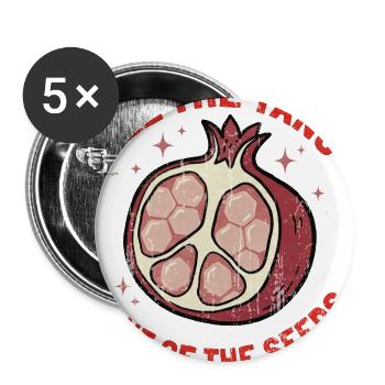All the tang none of the seeds - Buttons large 2.2'' (5-pack) - white