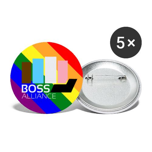 BOSS PRIDE - Buttons large 2.2'' (5-pack)