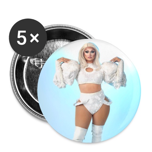 LUNA SKYE ANGEL PHOTO - Buttons large 2.2'' (5-pack)