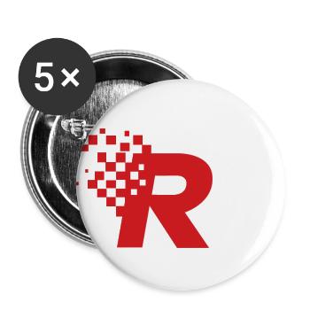 RS motorsport - Buttons large 2.2'' (5-pack) - white