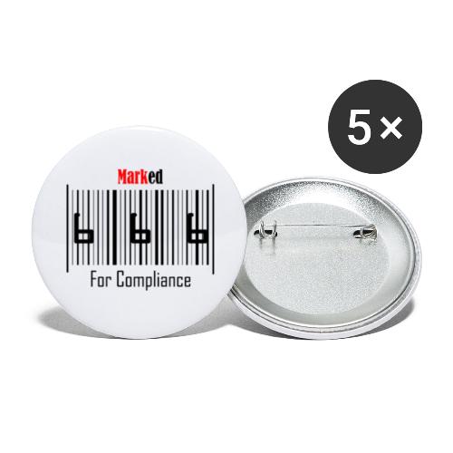 The Mark - Buttons large 2.2'' (5-pack)