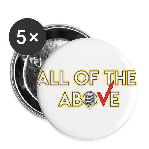 All of the Above Logo - Buttons large 2.2'' (5-pack)