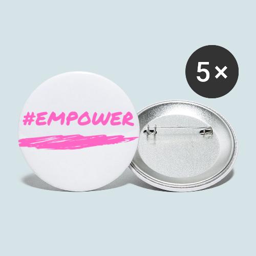 Pink Power - Buttons large 2.2'' (5-pack)