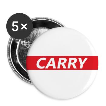 League Of Legends Carry - Buttons large 2.2'' (5-pack) - white