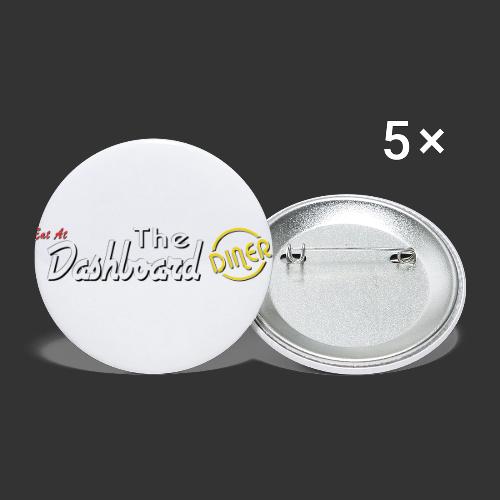 The Dashboard Diner Horizontal Logo - Buttons large 2.2'' (5-pack)