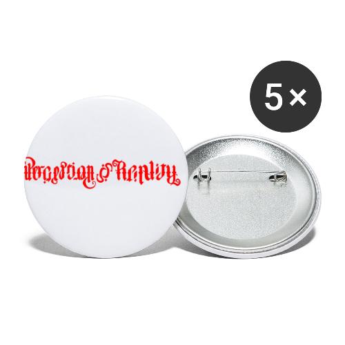Perception is reality Abigram - Buttons large 2.2'' (5-pack)