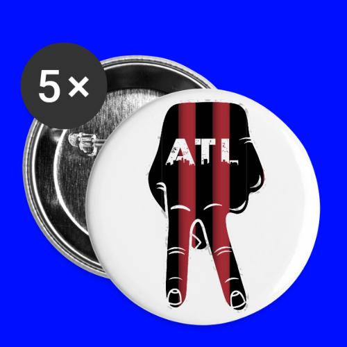 Peace Up, A-Town Down, Five Stripes! - Buttons large 2.2'' (5-pack)