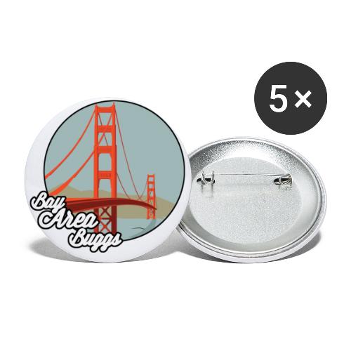 Bay Area Buggs Bridge Design - Buttons large 2.2'' (5-pack)