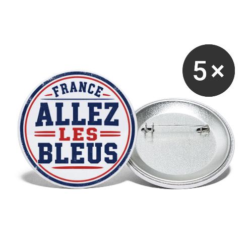 France Shirt — Allez Les Bleus - Buttons large 2.2'' (5-pack)