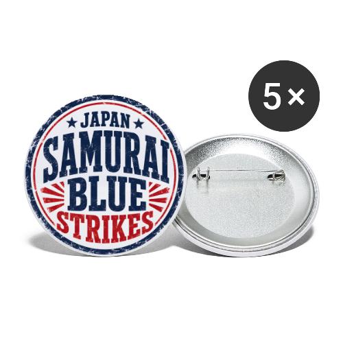 Japan Watch Party Shirt — Samurai Strikes - Buttons large 2.2'' (5-pack)