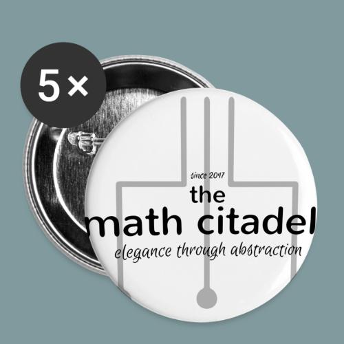 Abstract Math Citadel - Buttons large 2.2'' (5-pack)