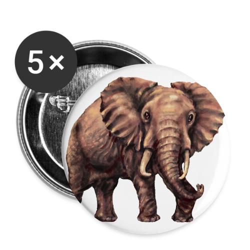 Elephant - Buttons large 2.2'' (5-pack)