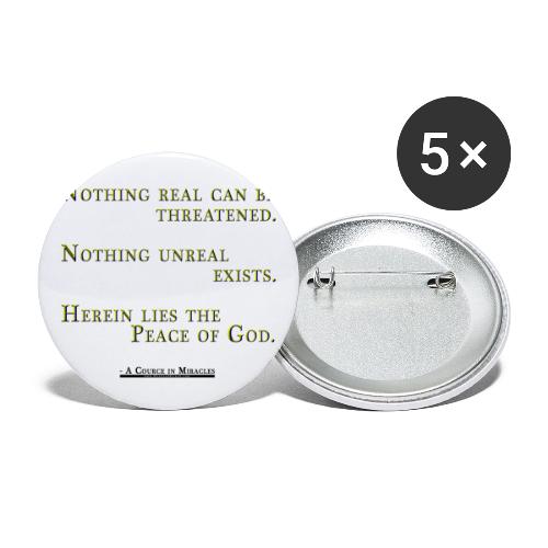 Peace of God - A Course in Miracles - Buttons large 2.2'' (5-pack)