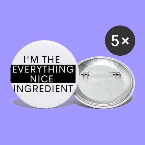 Everything nice bright - Buttons large 2.2'' (5-pack)