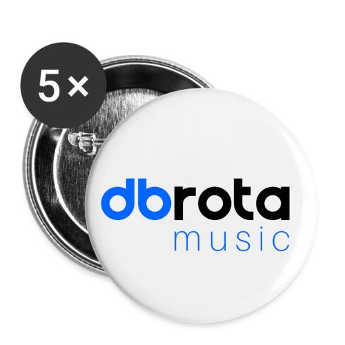 New dBrota Music Logo blk - Buttons large 2.2'' (5-pack)