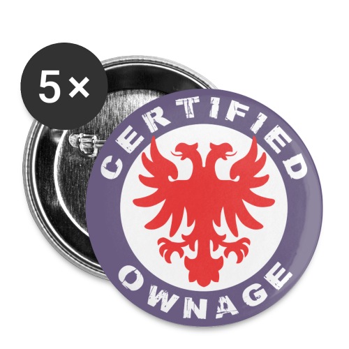 certified ownage button logo png - Buttons large 2.2'' (5-pack)