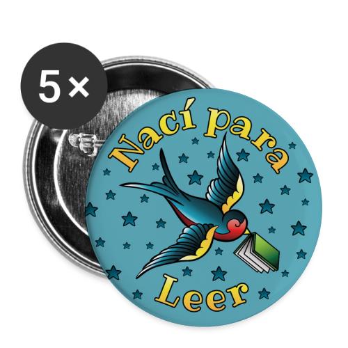 Nací Para Leer (El Tatuaje) - Buttons large 2.2'' (5-pack)