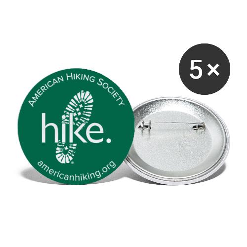 hike. Bootprint - Buttons large 2.2'' (5-pack)
