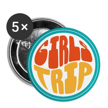Girls Trip - Buttons large 2.2'' (5-pack) - white