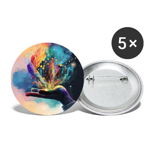 Incendium Amoris - Buttons large 2.2'' (5-pack)