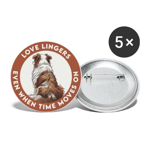 Love Lingers - Buttons large 2.2'' (5-pack)
