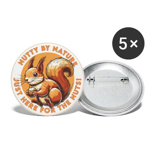 Nutty by Nature - Buttons large 2.2'' (5-pack)