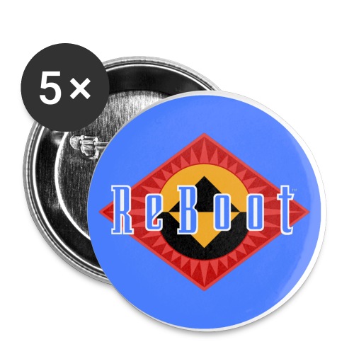 reboot button - Buttons large 2.2'' (5-pack)