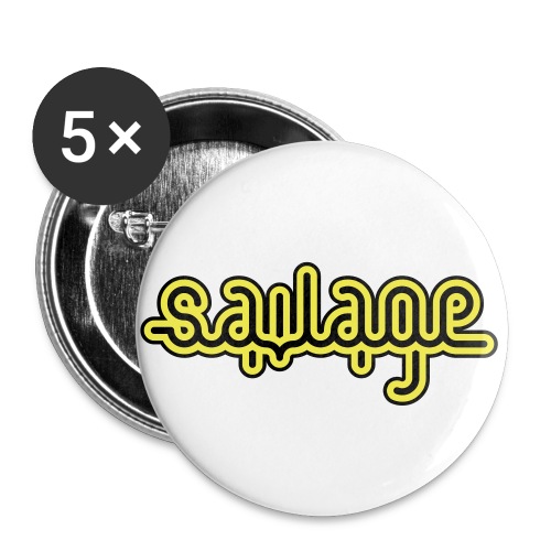 Savage Logo (2 colors) - Buttons large 2.2'' (5-pack)