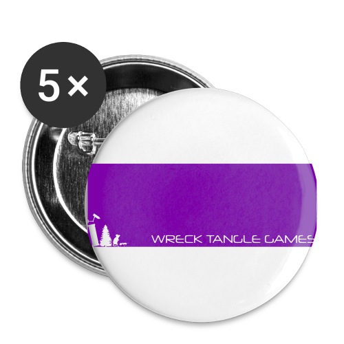 Wreck Tangle Games - Logo - Buttons large 2.2'' (5-pack)