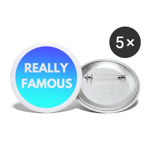 Really Famous - Buttons large 2.2'' (5-pack)