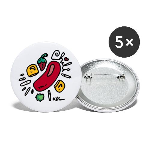 Chili - Buttons large 2.2'' (5-pack)