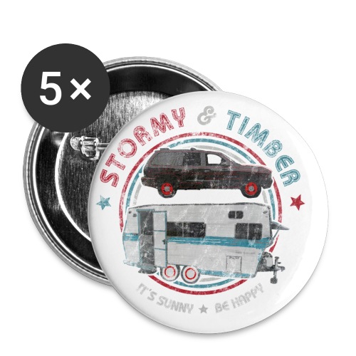 Stormy & Timber Logo - Buttons large 2.2'' (5-pack)