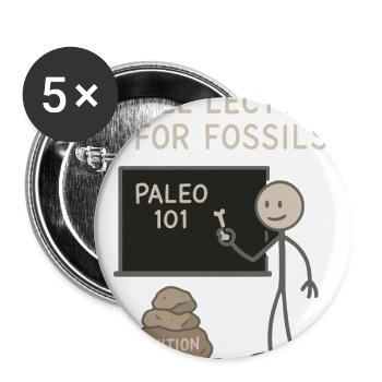 Prehistoric Homo Habilis Stone Tools - Buttons large 2.2'' (5-pack) - white