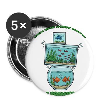 Just One More Tank - Buttons large 2.2'' (5-pack) - white