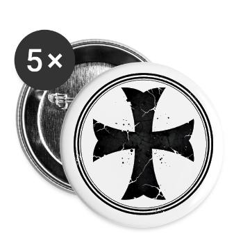 TEMPLAR CODE (Core) - Buttons large 2.2'' (5-pack) - white