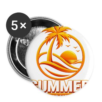 marlaq fashion summer - Buttons large 2.2'' (5-pack) - white