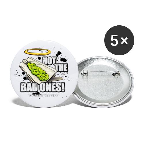 not the bad ones - Buttons large 2.2'' (5-pack)