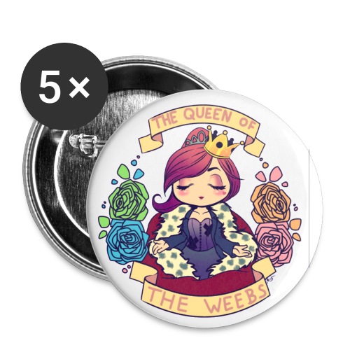 MSL: Queen of the Weebs - Buttons large 2.2'' (5-pack)