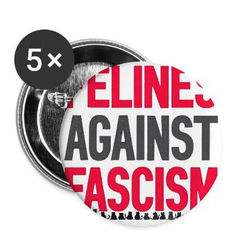 Felines Against Fascism - Buttons large 2.2'' (5-pack) - white