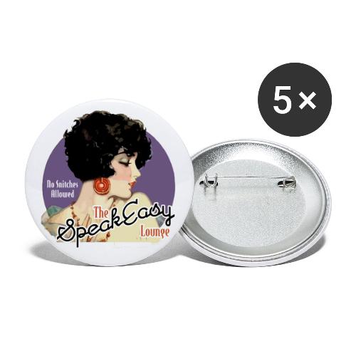 TSEL Lady of The Lounge - Buttons large 2.2'' (5-pack)