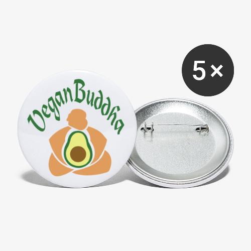 VeganBuddha - Buttons large 2.2'' (5-pack)