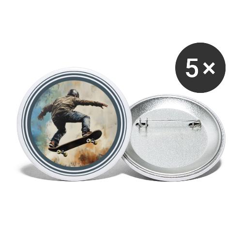 Skateboarding Energy - Buttons large 2.2'' (5-pack)