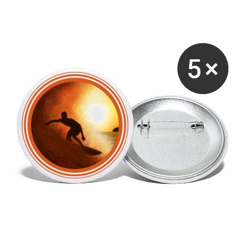 Surfing Vibes - Buttons large 2.2'' (5-pack)