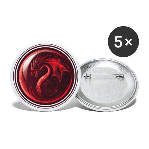 Dragon Orb - Buttons large 2.2'' (5-pack)