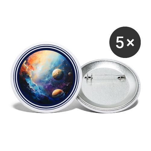 Nebula of Planets - Buttons large 2.2'' (5-pack)