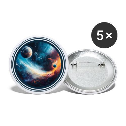 Planets Among Colors - Buttons large 2.2'' (5-pack)