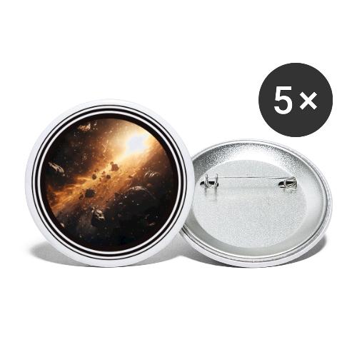 Asteroids Pulse - Buttons large 2.2'' (5-pack)